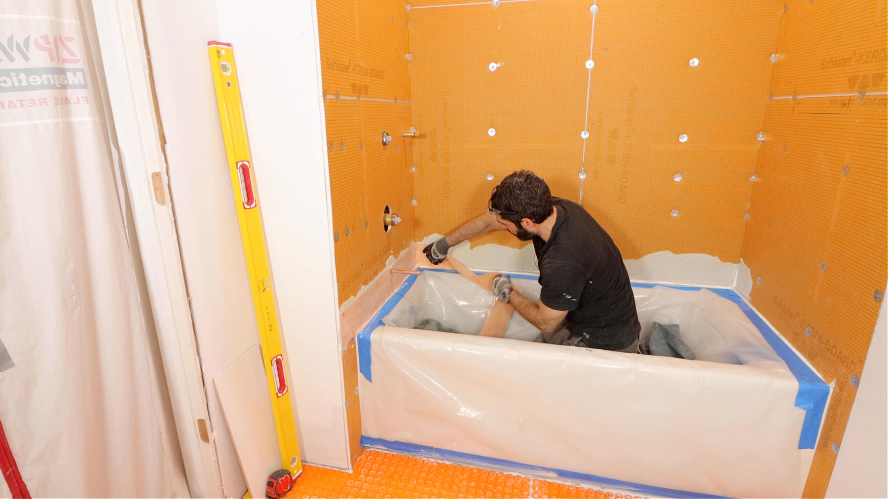 Bathtub Shower Wall Waterproofing