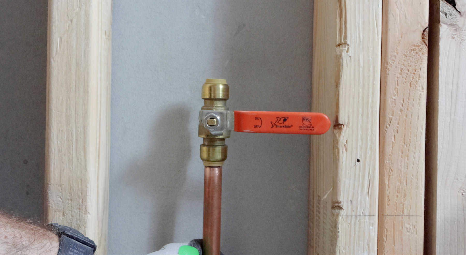 Cap Water Supply Lines