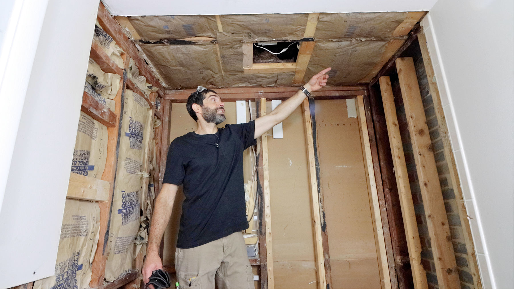 Ceiling Insulation (in Shower)