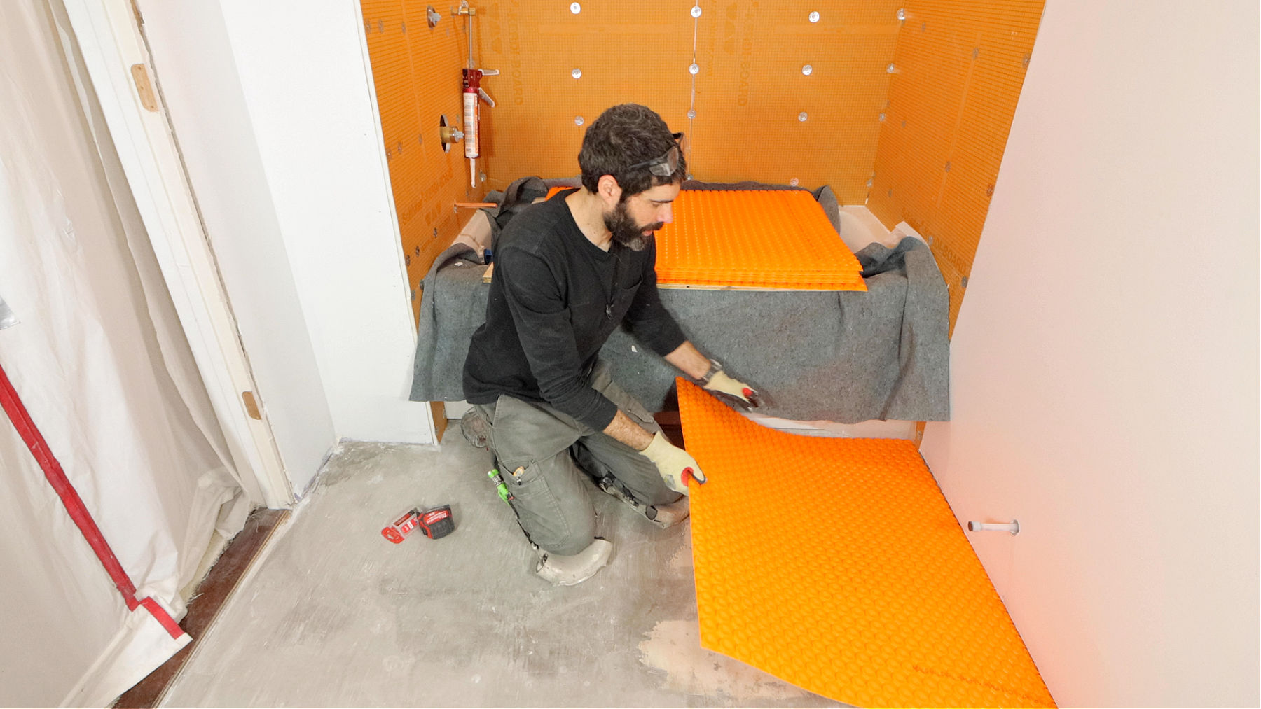 How to Plan DITRA-HEAT Mat Layout