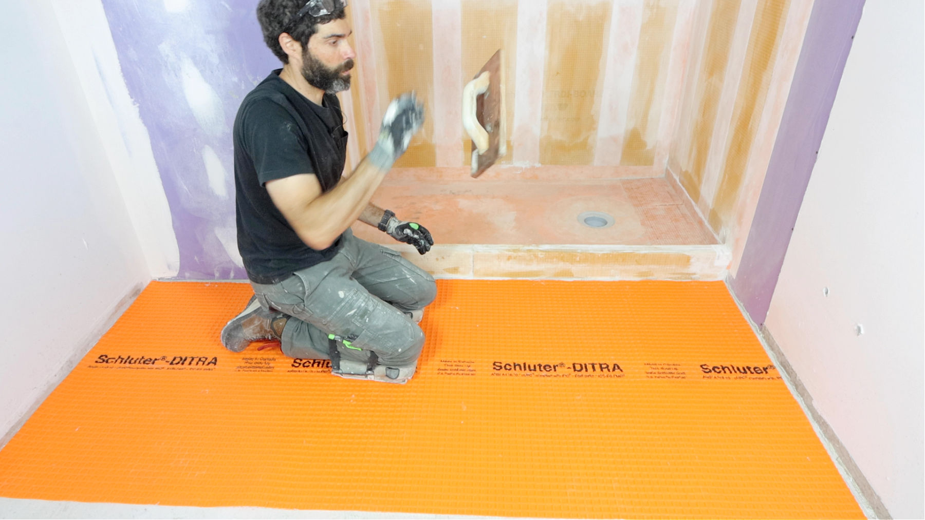 DITRA Mat Installation