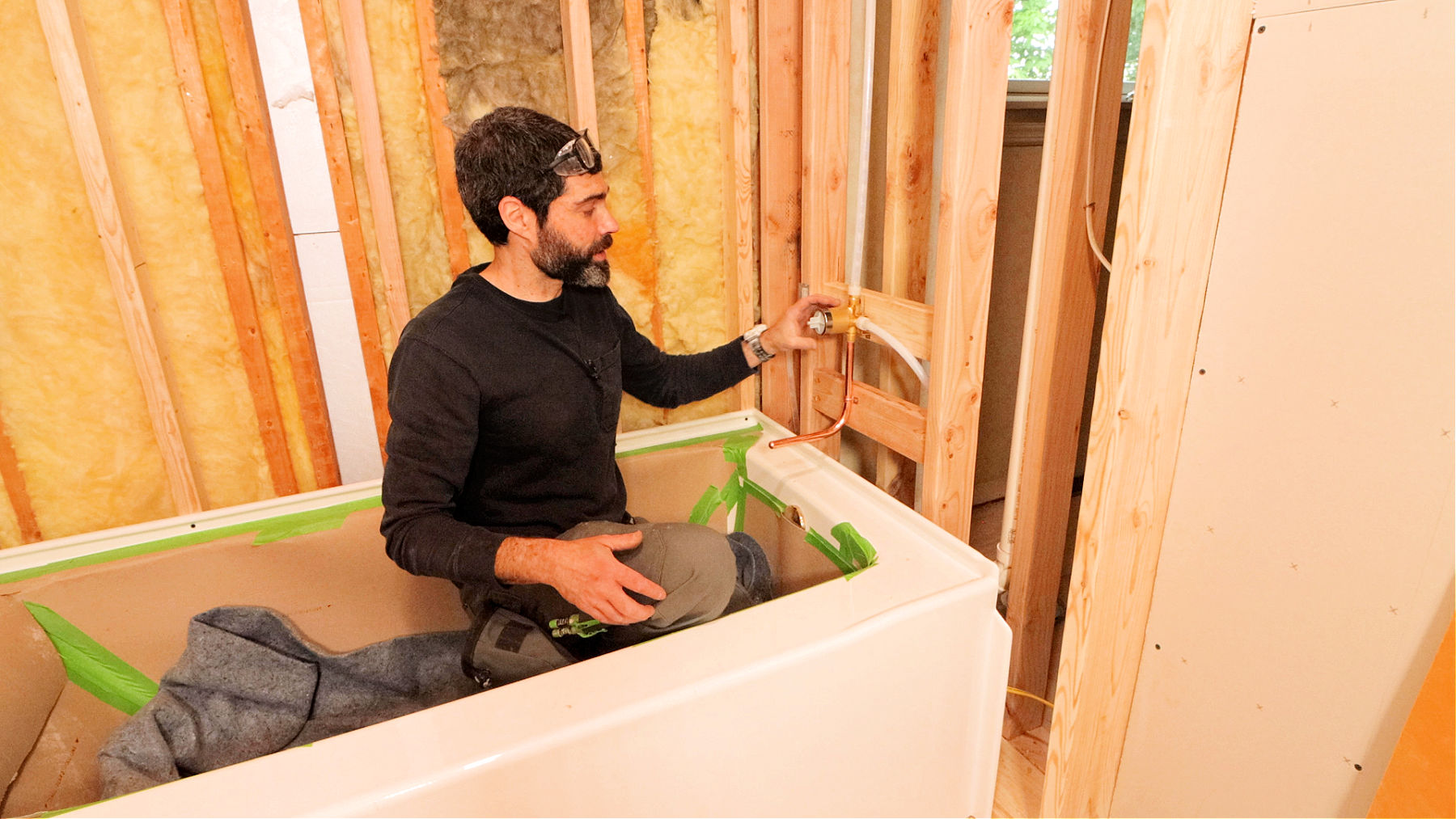 Bathtub Shower Valve with PEX A