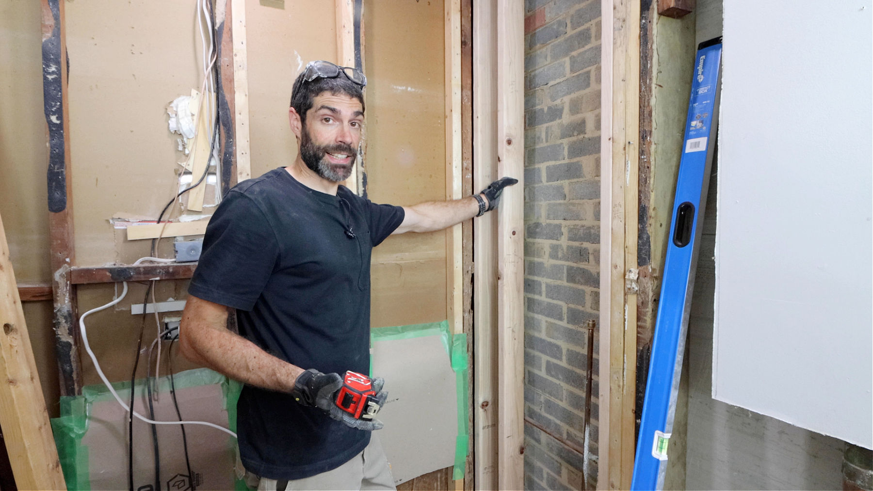 Framing Shower Valve Wall – Part 1