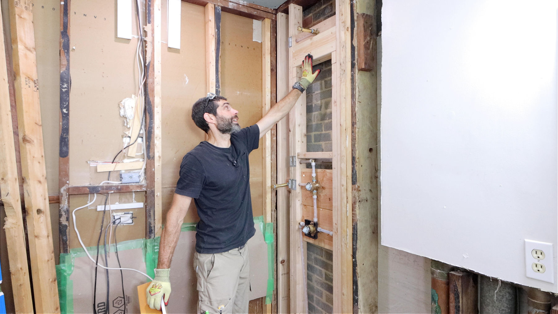 Framing Shower Valve Wall – Part 3