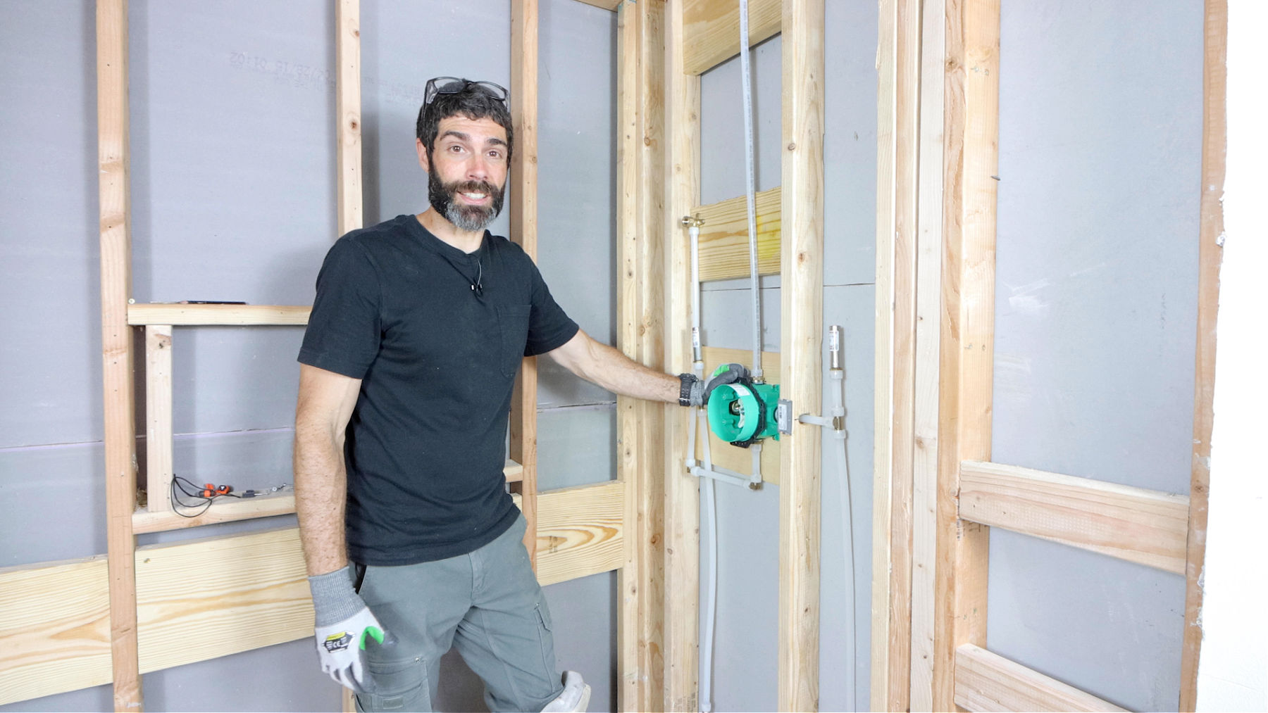 Shower Valve Installation (Hansgrohe with PEX A)