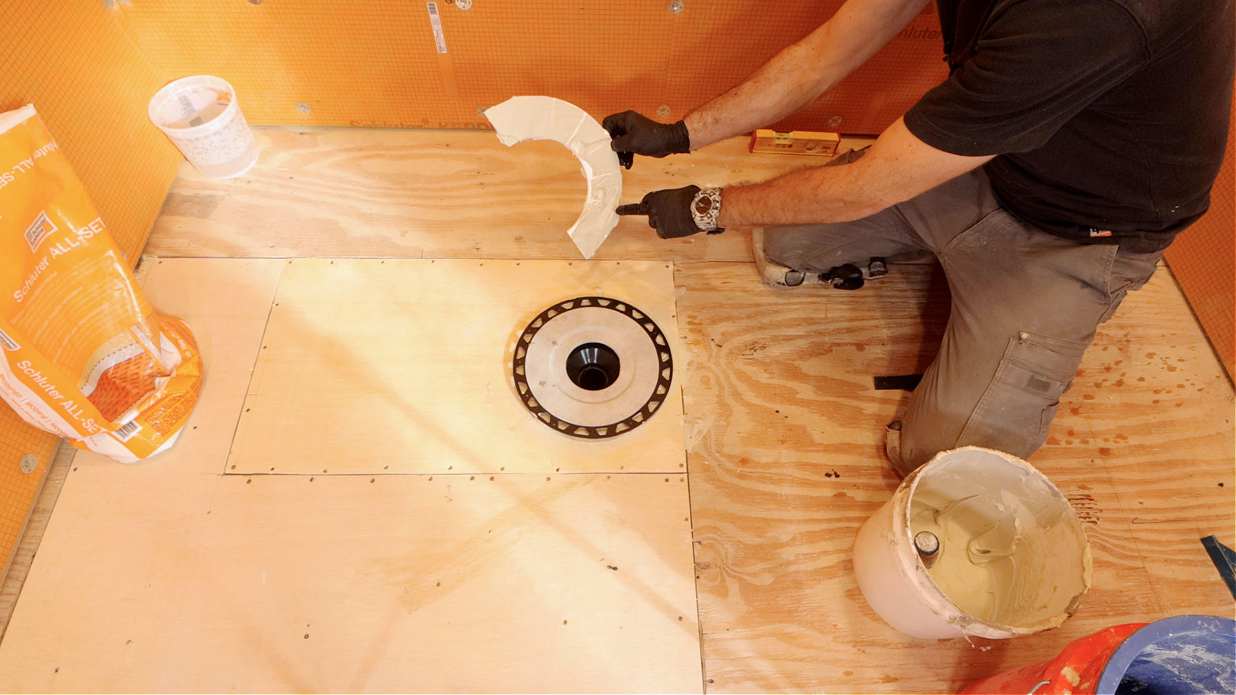 How to Add Schluter Foam Support (KERDI-DRAIN)