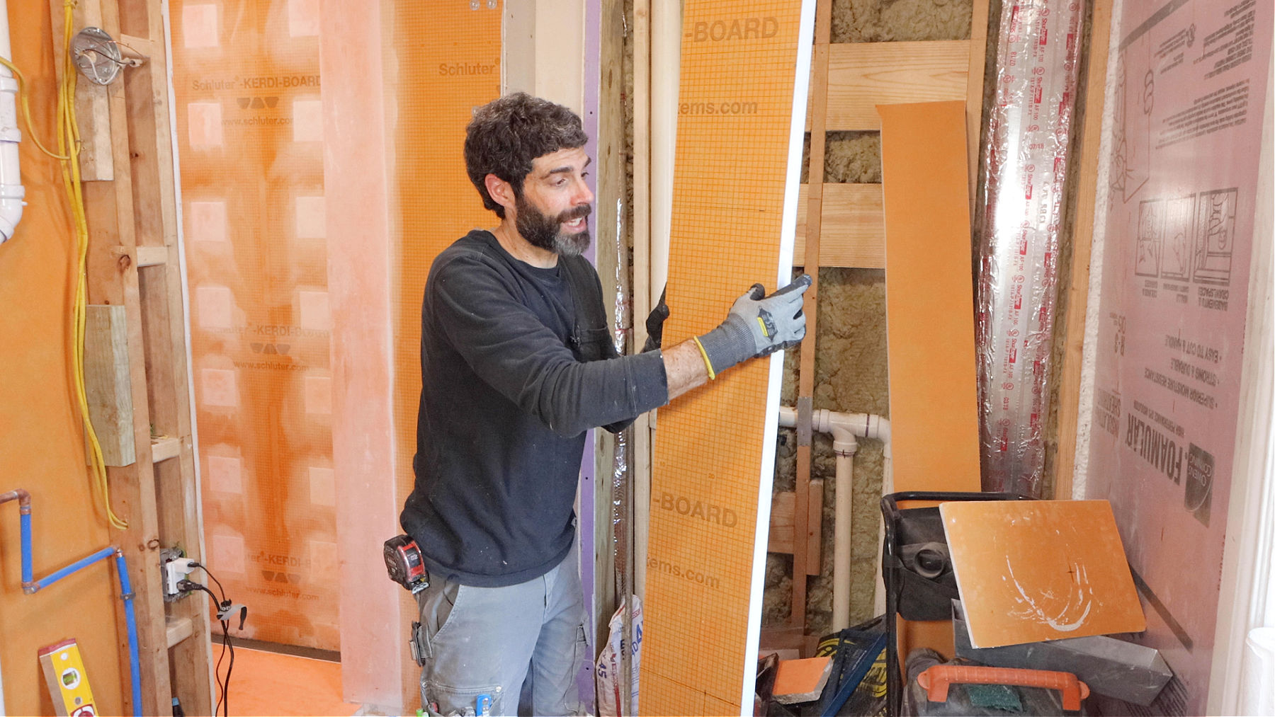 How to Build and Install Custom Shower Curb