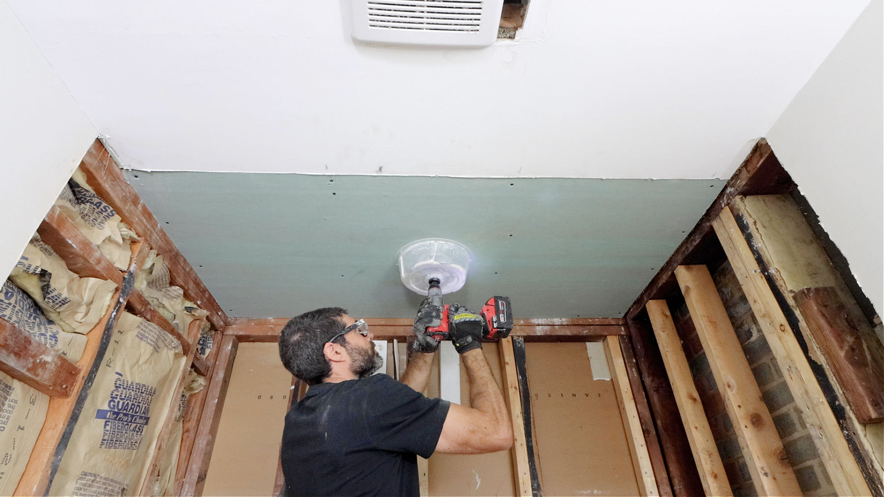 How to Cut Hole for Recessed Light (in Shower)