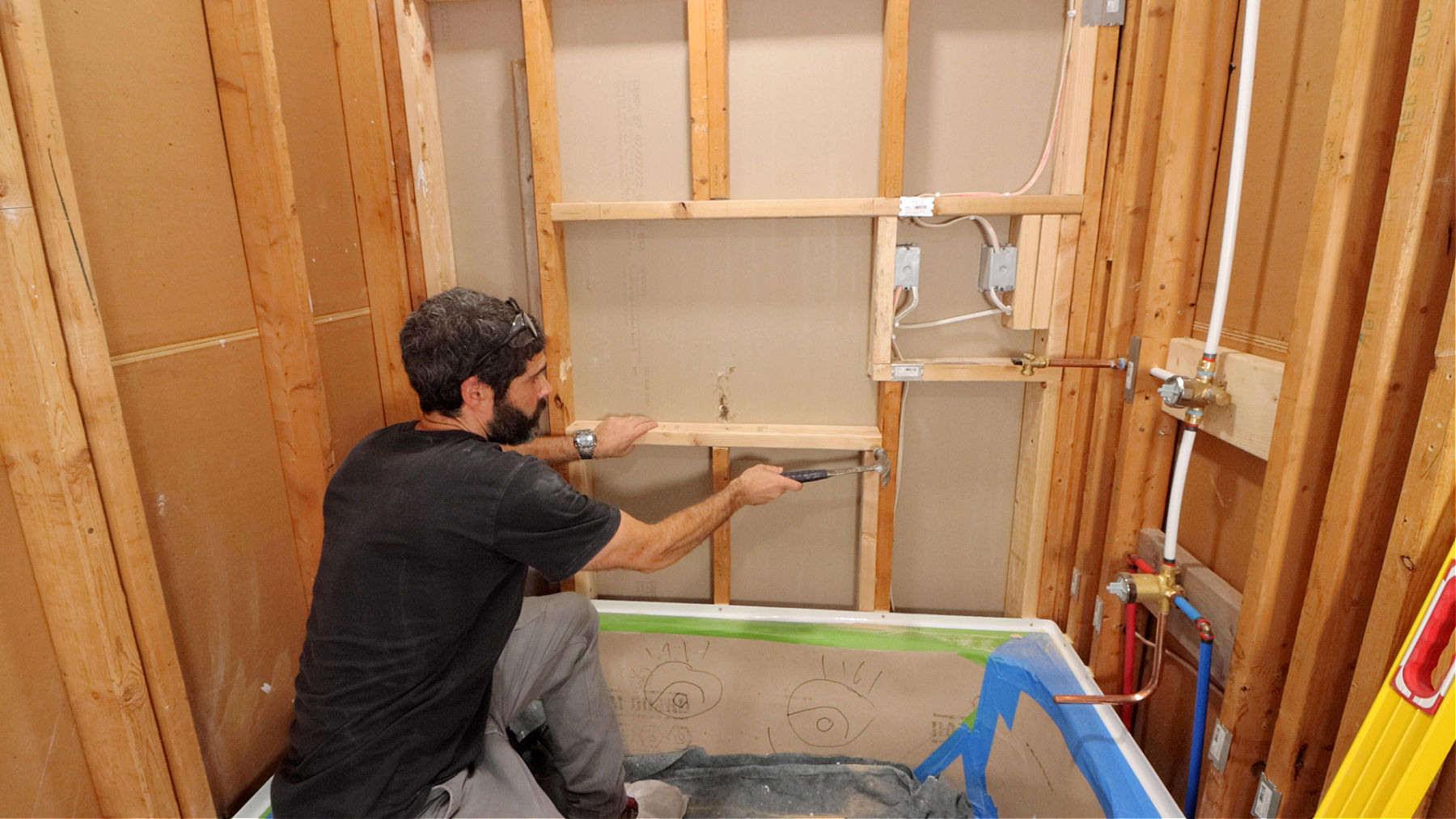 How to Frame Custom Shower Niche