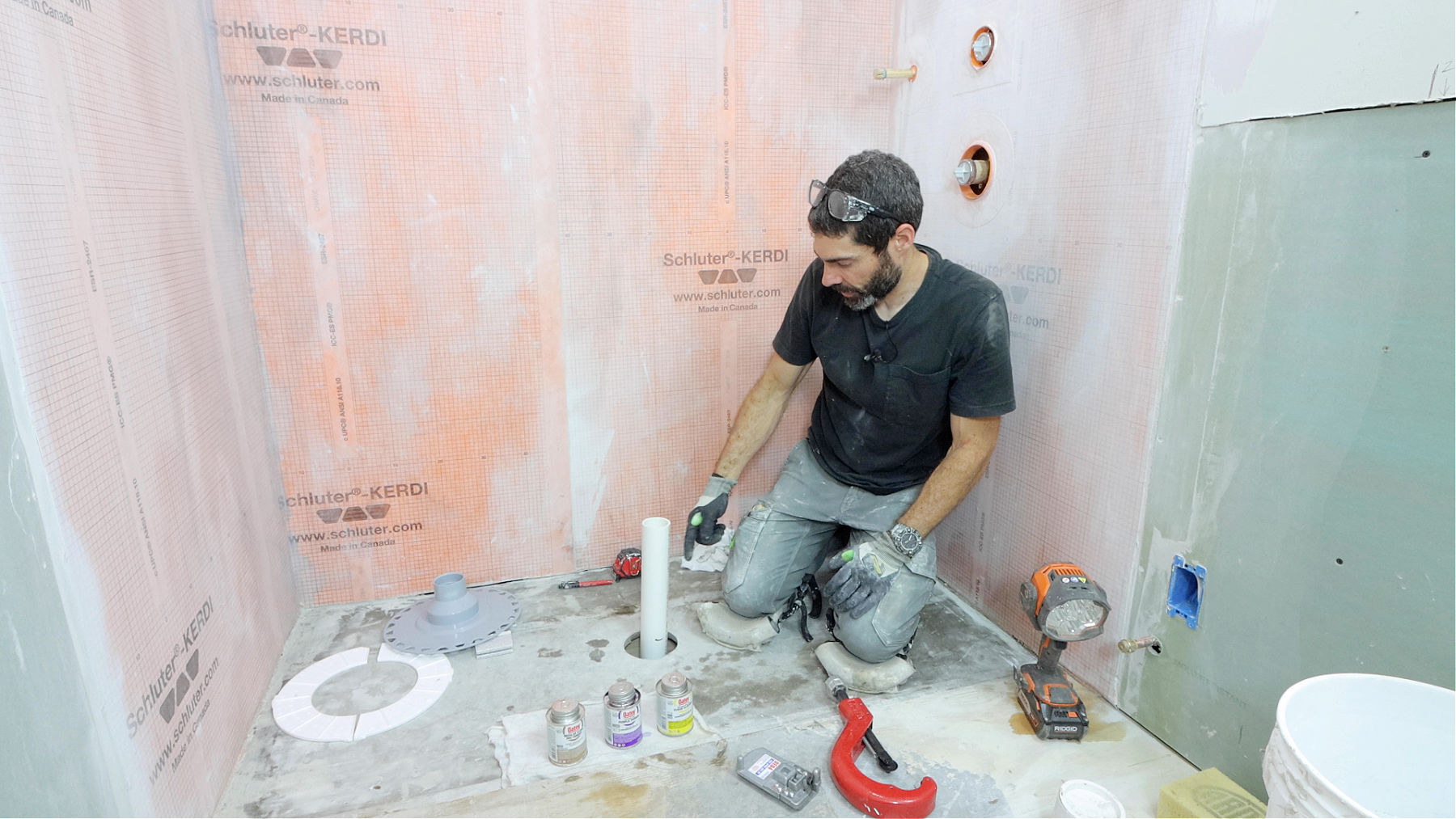 How to Install Schluter KERDI-DRAIN (Curbless Shower)