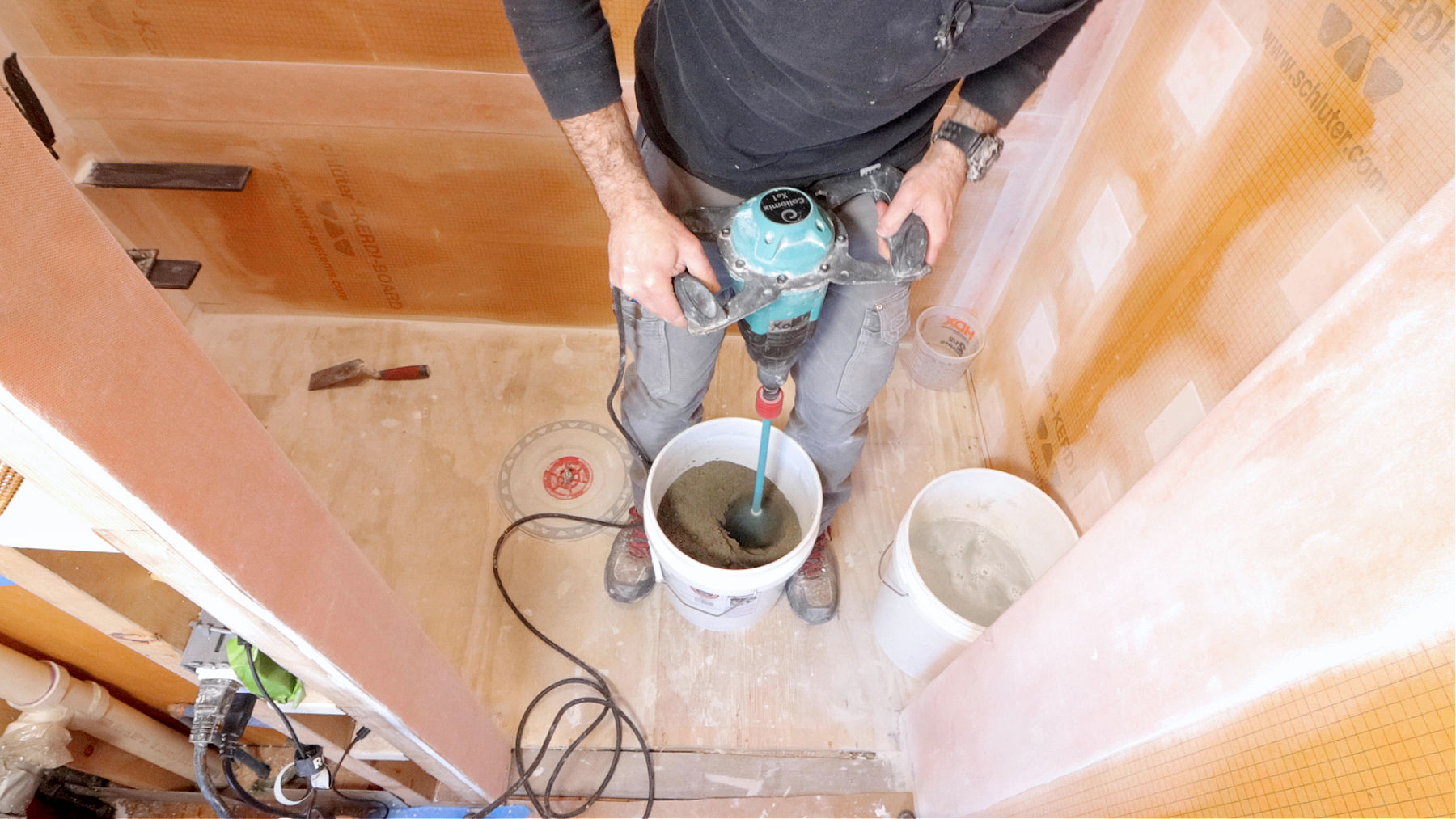 How to Mix Mapei Dry Pack Mortar