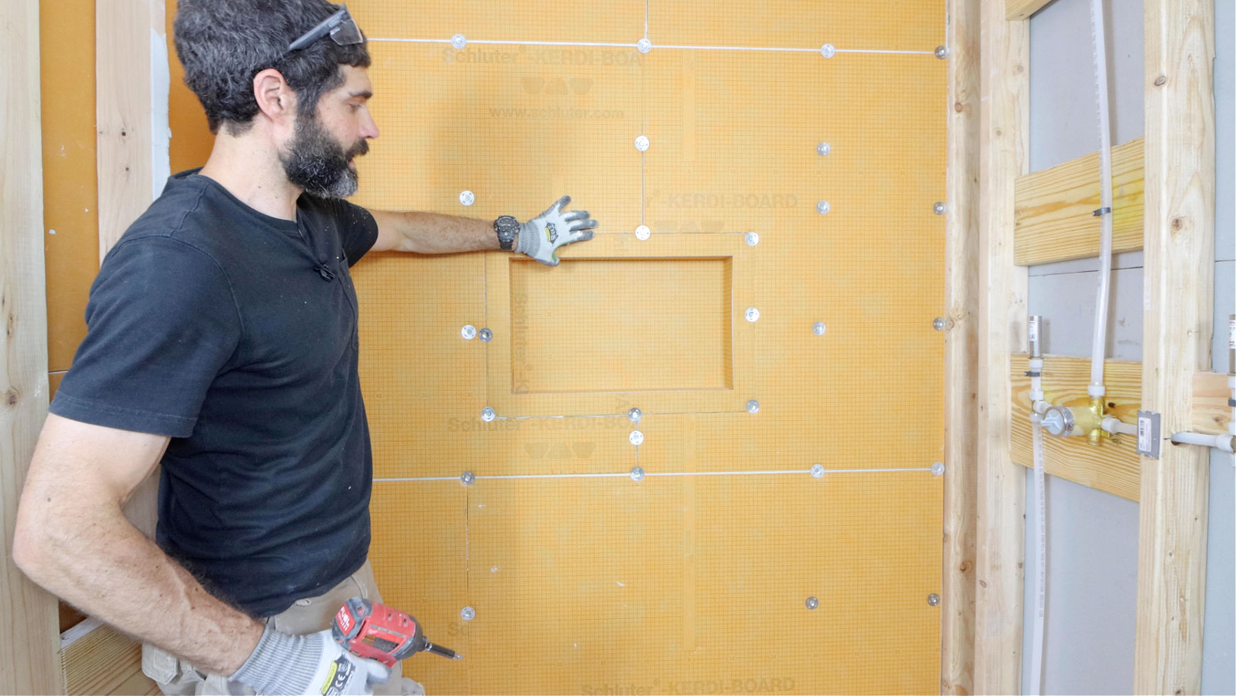 KERDI-BOARD Installation