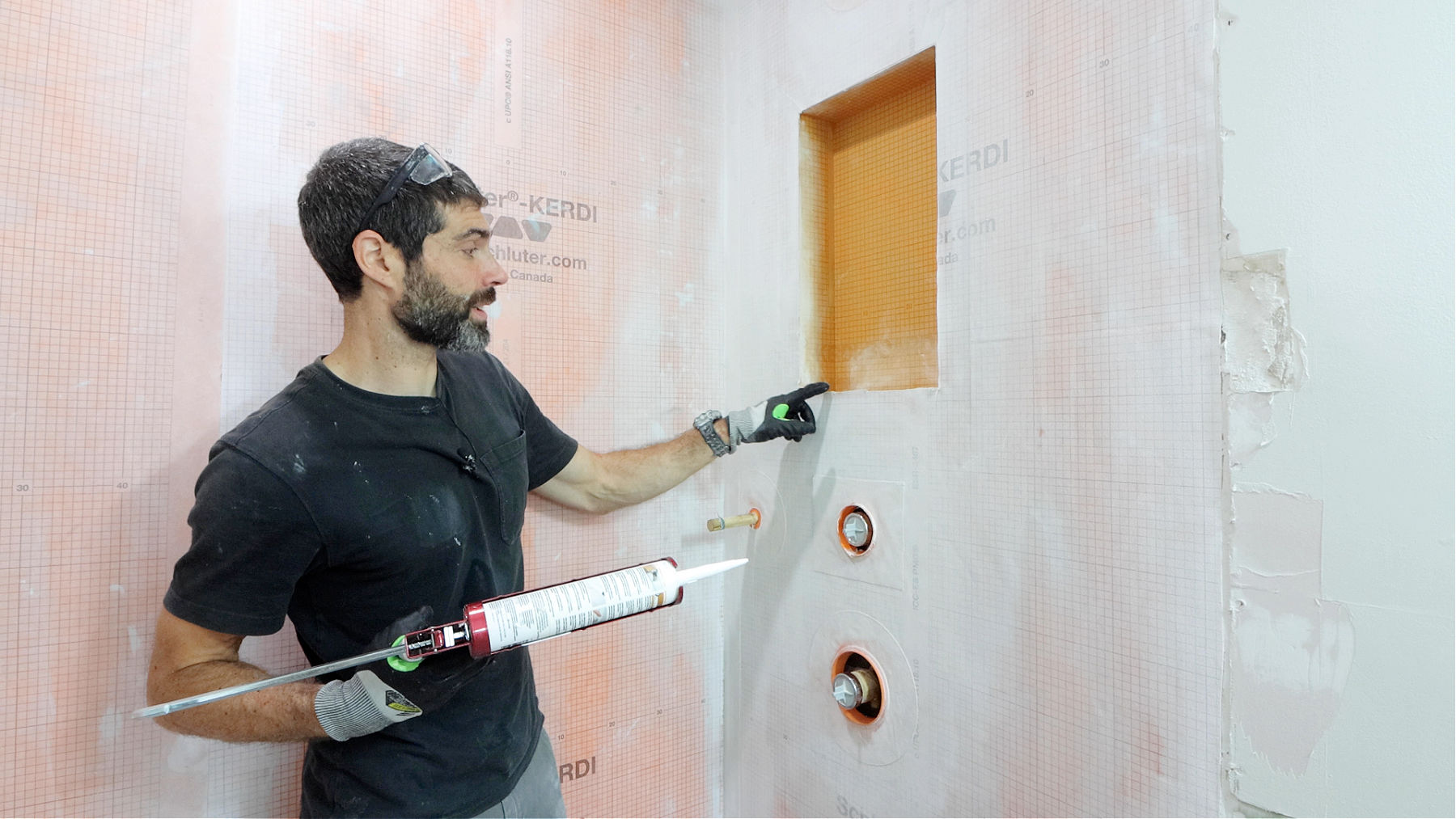 KERDI Tips Around Shower Niche
