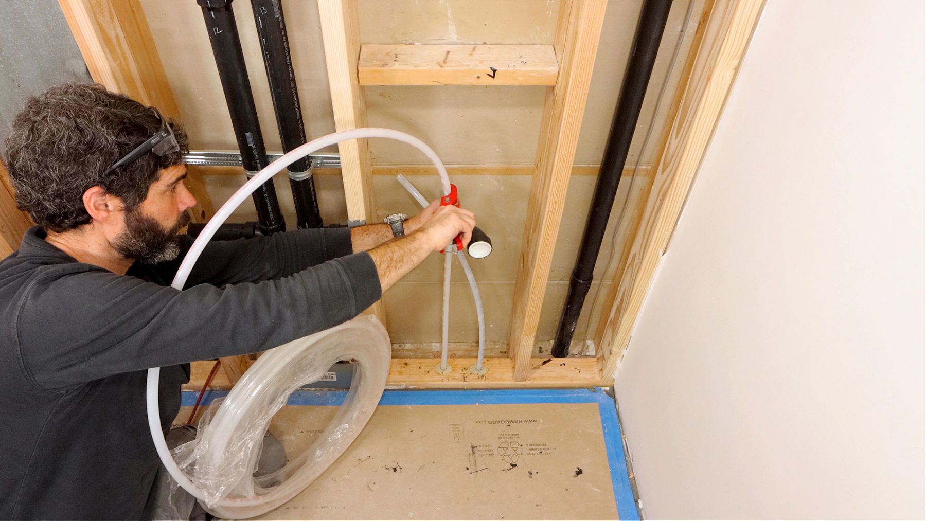 How to Install PEX A Water Supply Lines (Double Sink)
