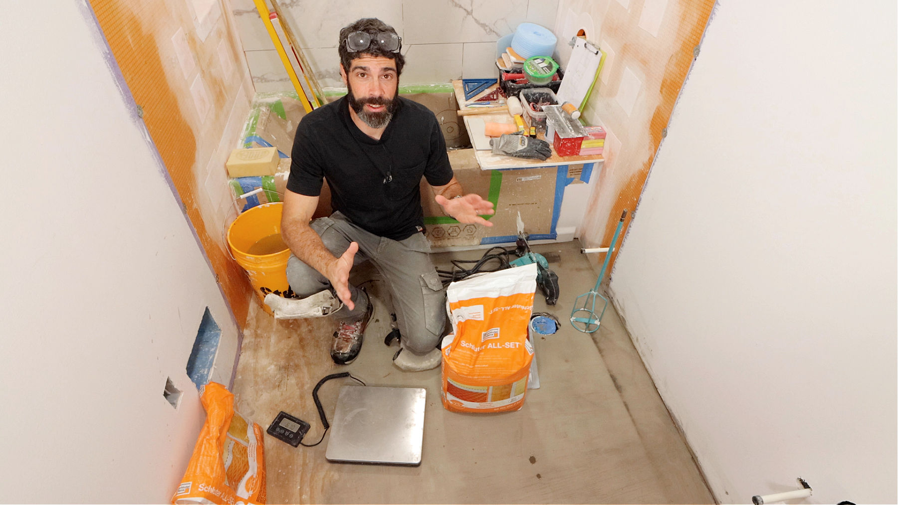 How to Mix Thin-Set Mortar (Schluter DITRA Installation)