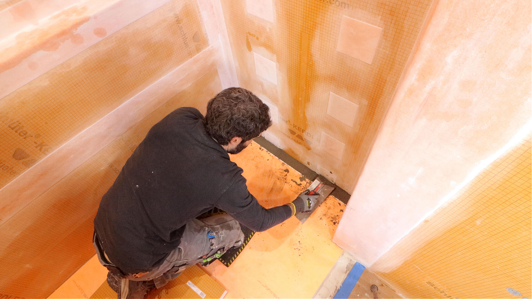 Schluter Shower Tray with Dry Pack Extensions (For 39″ x 72″ Shower)