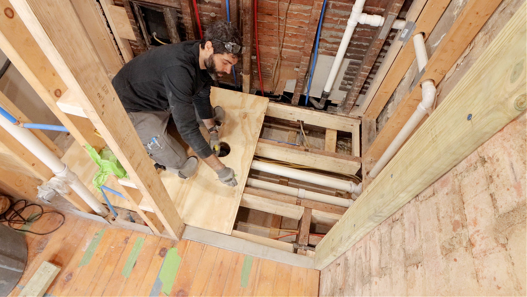 Shower Subfloor and KERDI-DRAIN