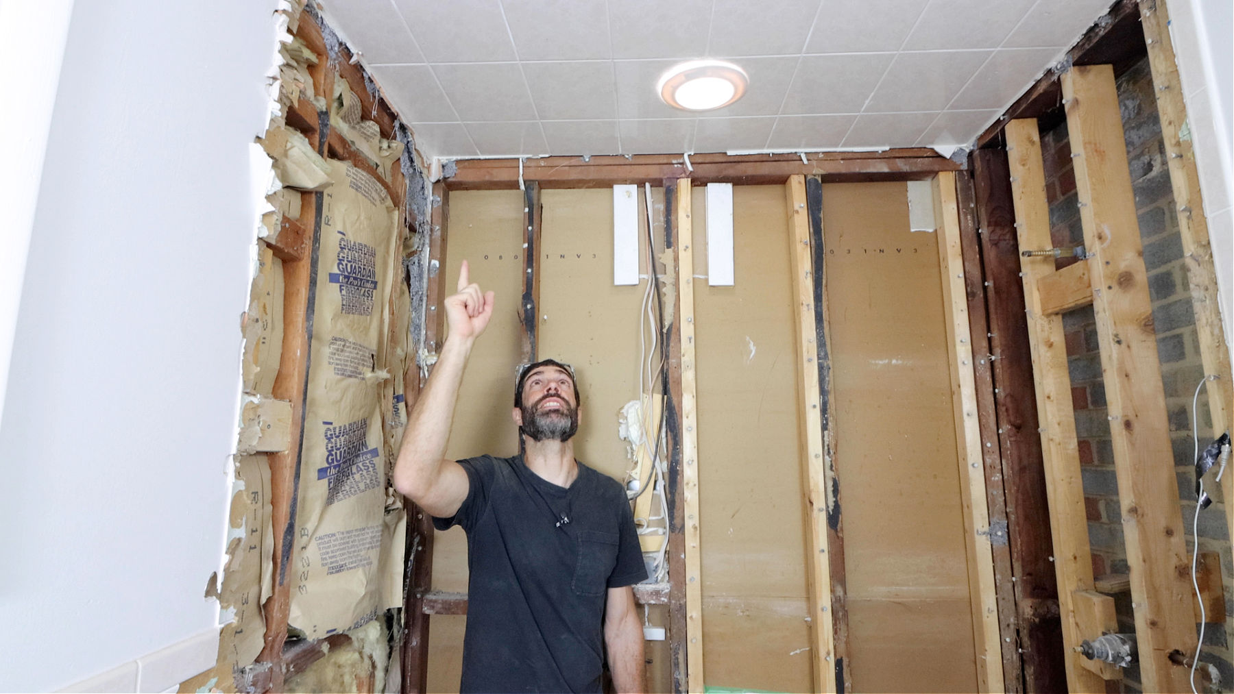 Tile Ceiling Removal