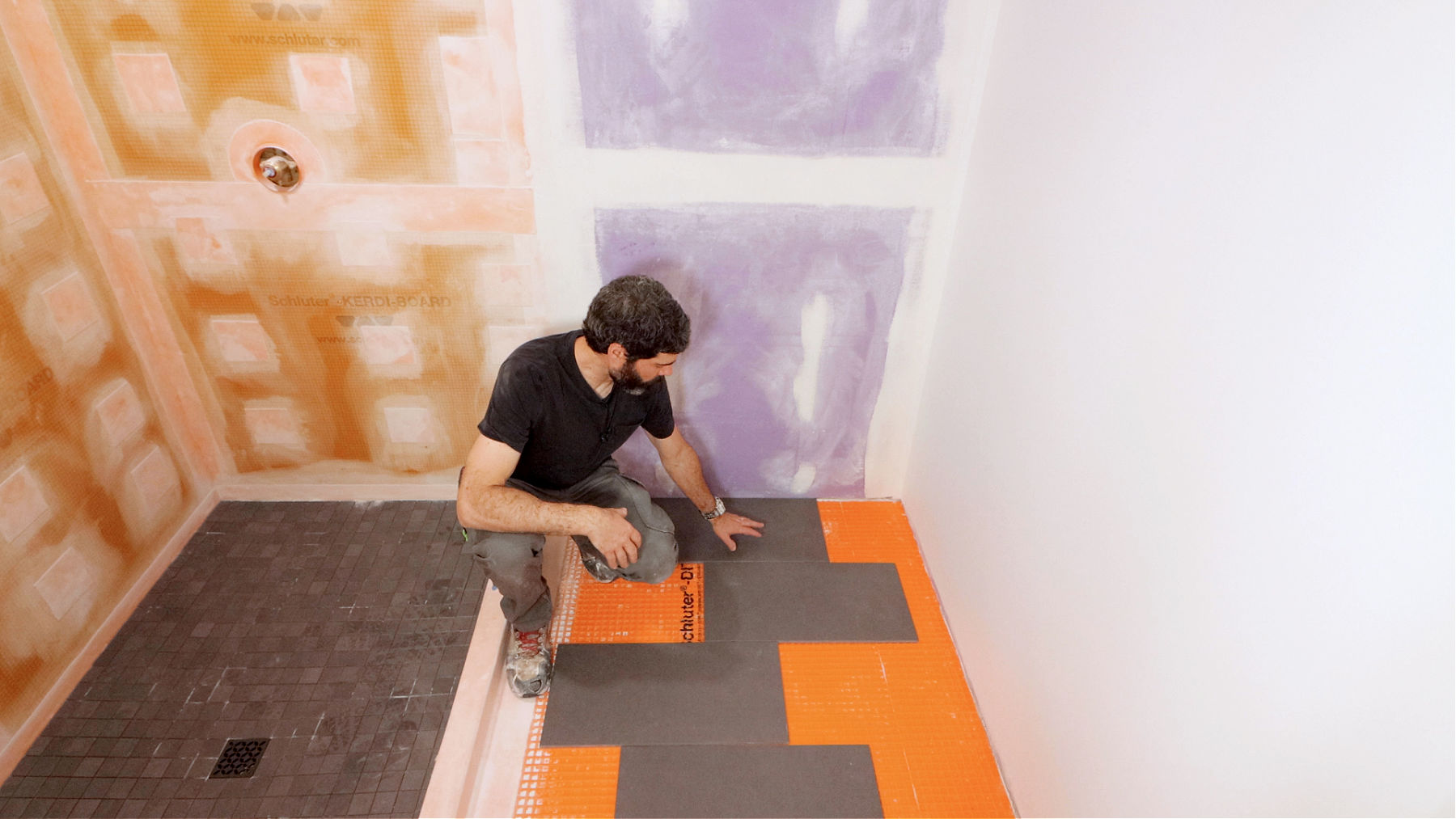 Tile Floor Dry Layout Part 2