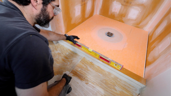How to Install Schluter Shower Curbs