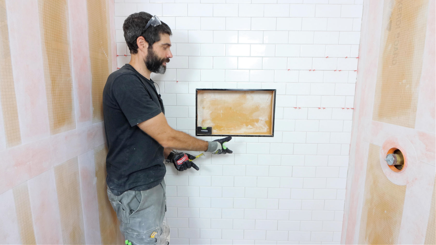 How to Tile Shower Niche