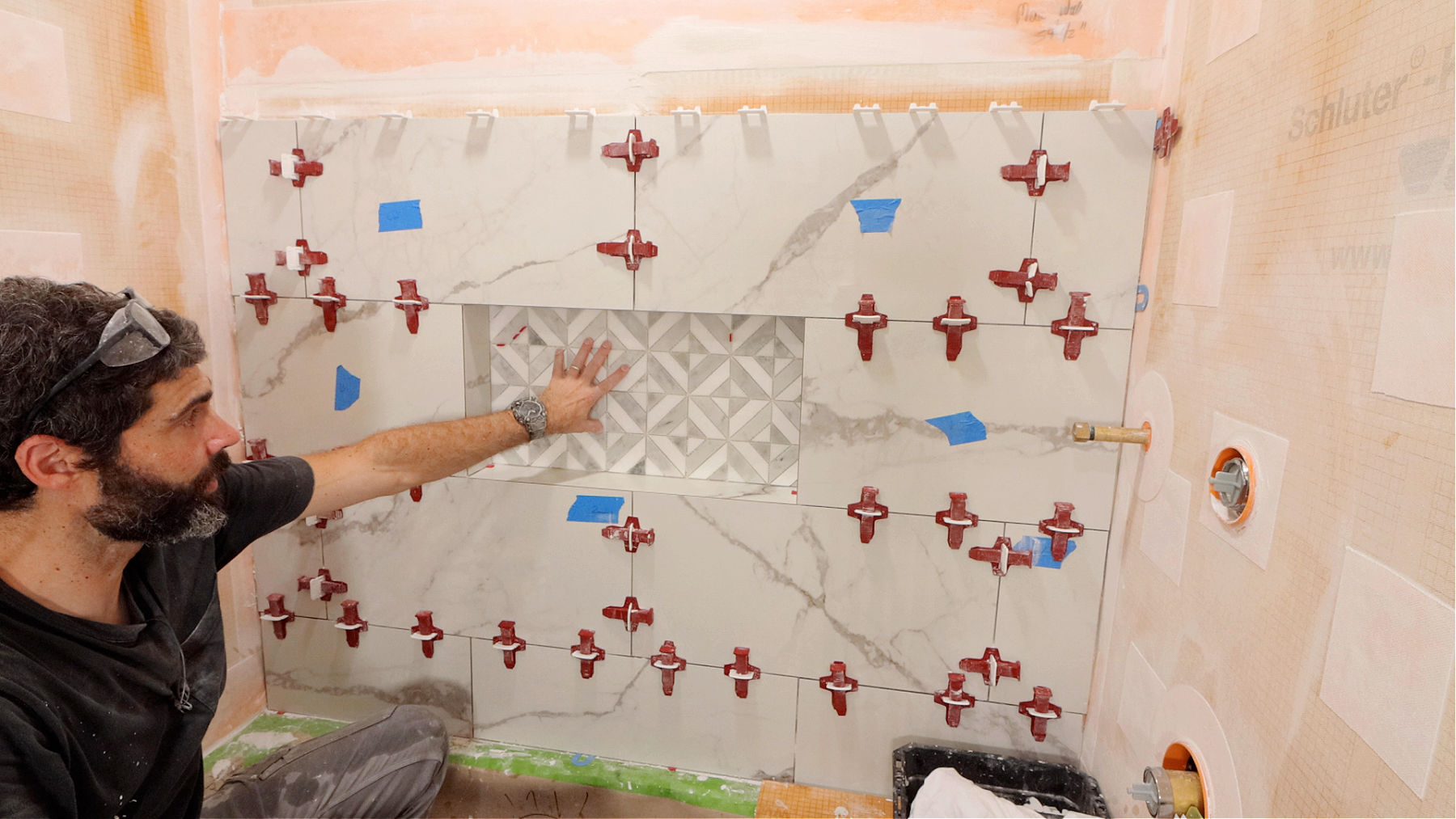 Tile Shower Niche (12×24 Miters)