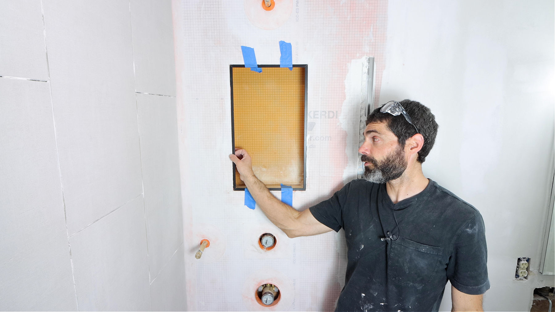 How to Dry-Fit Schluter JOLLY for Niche