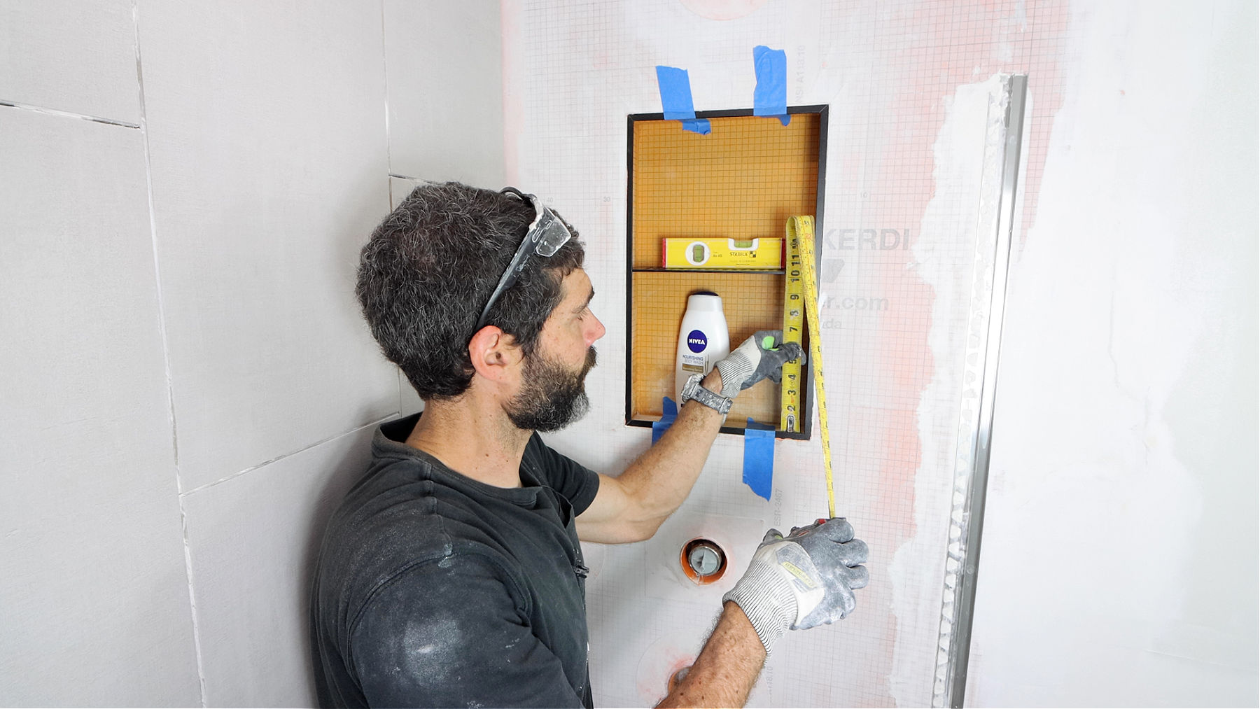 Shower Niche Shelf Tip (Important!!)