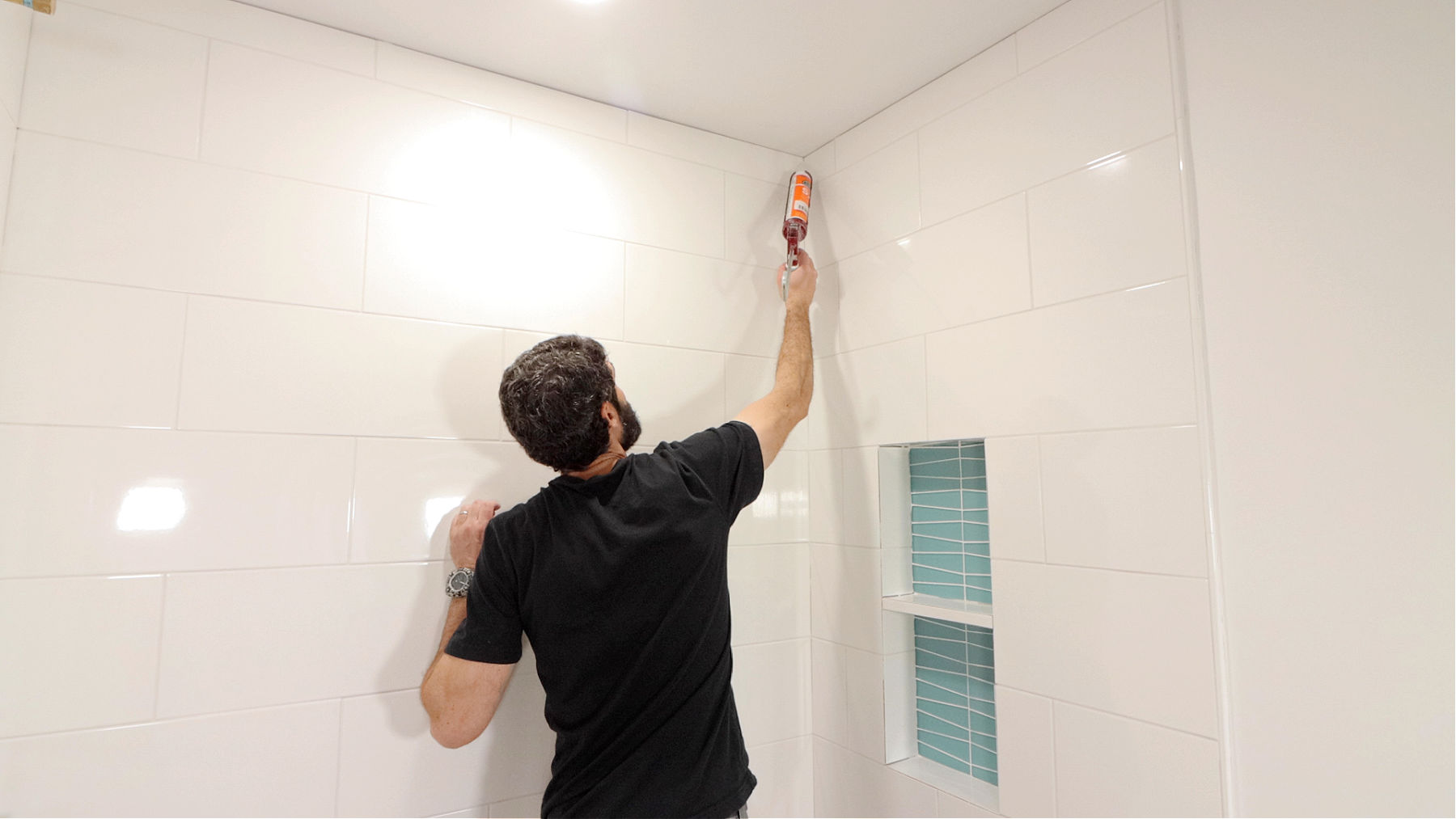 Caulking Shower Wall Corners