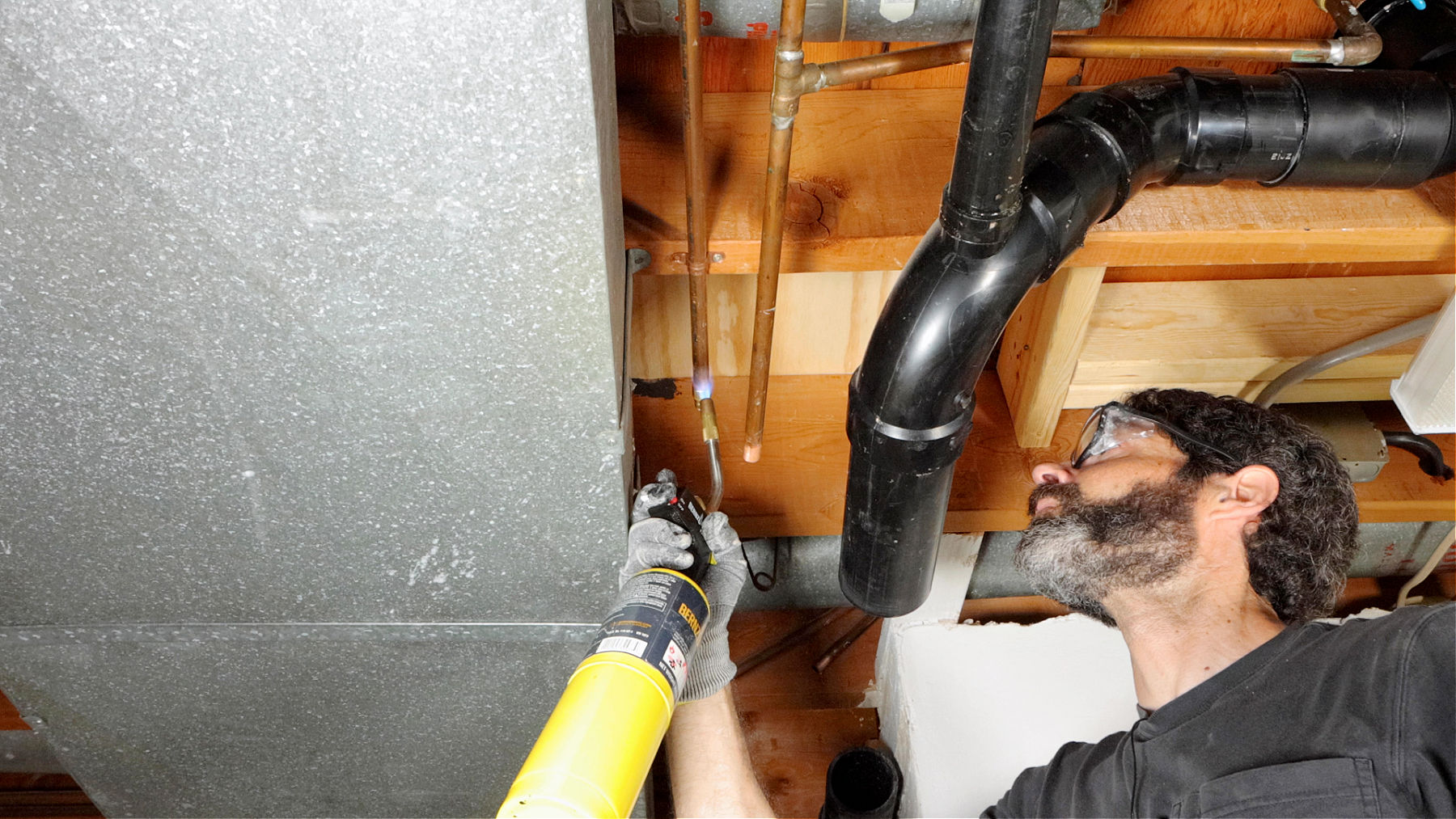 Cutting Copper Water Supplies and Soldering PEX A Adapters