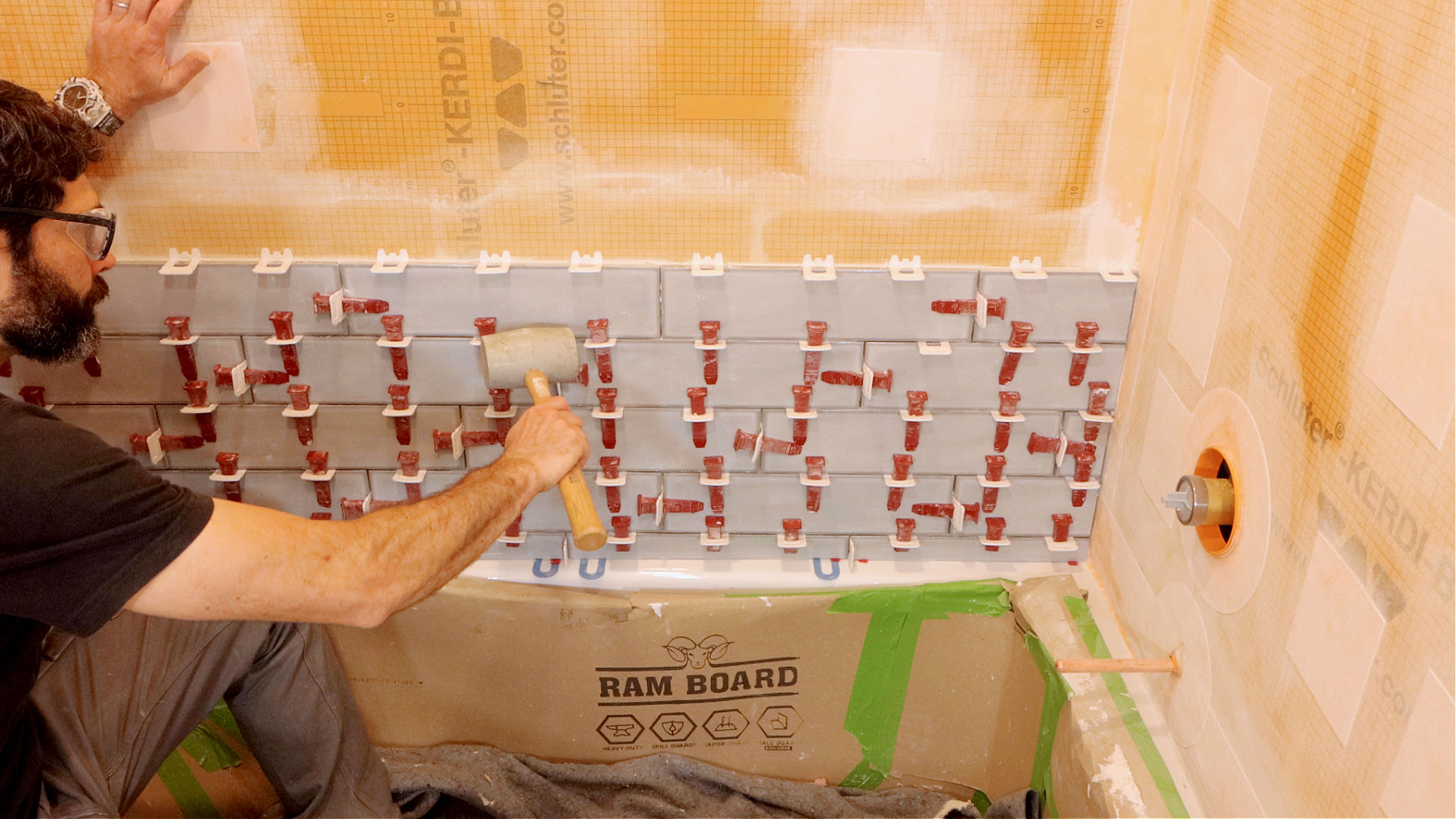 How to Remove T-Lock and Clean Tile