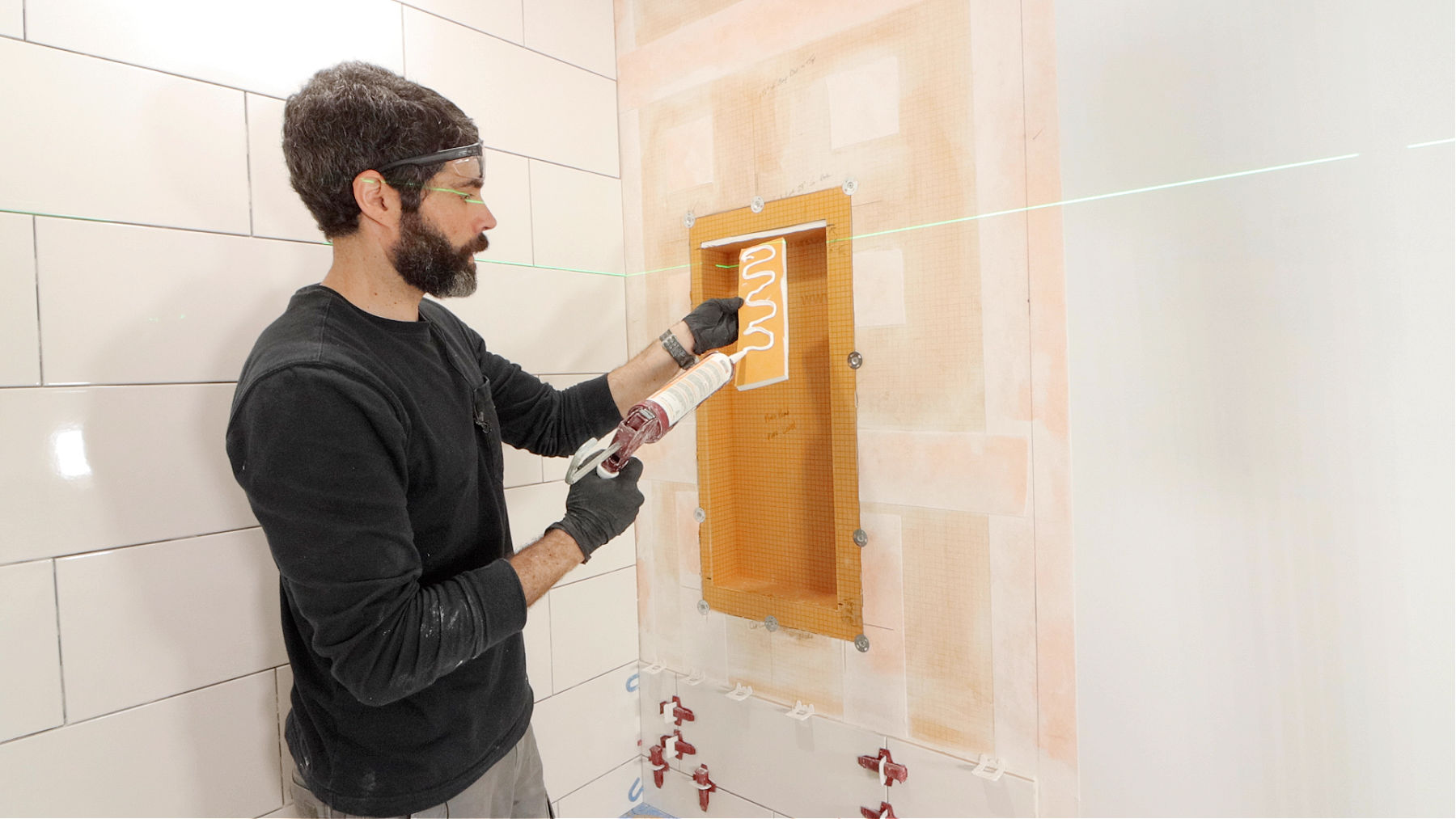 Schluter Shower Niche Installation