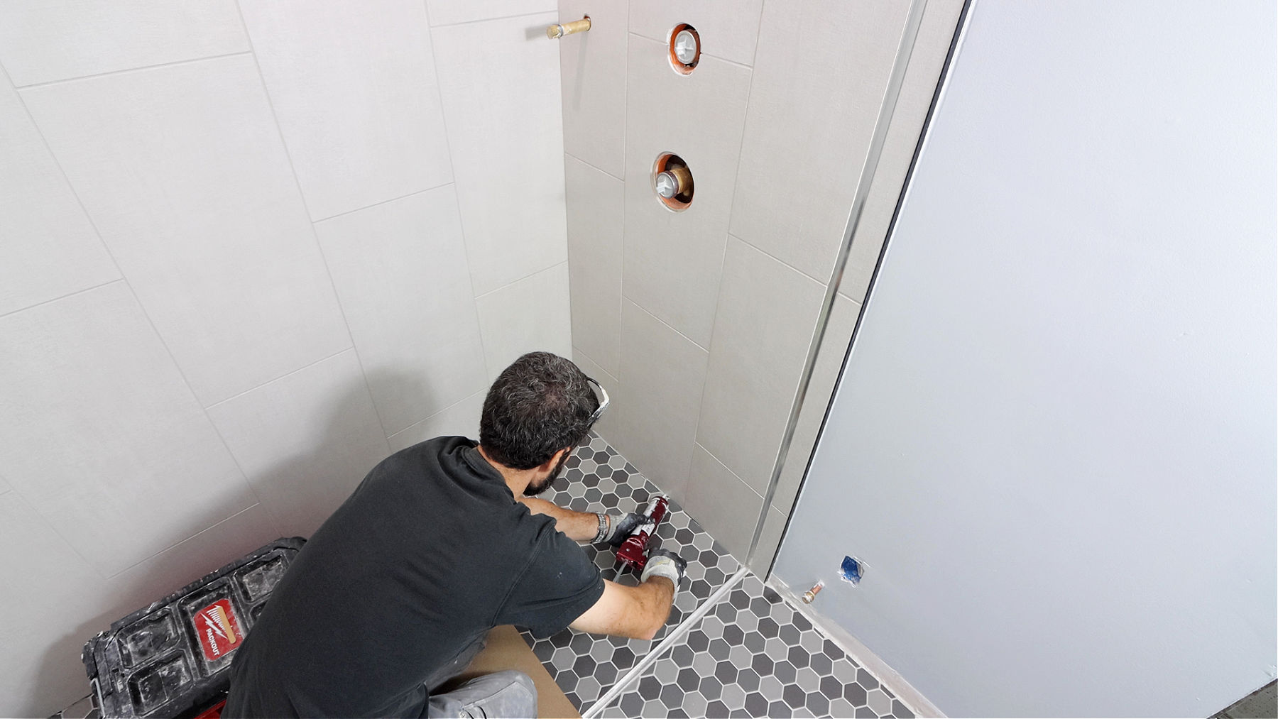 How to Caulk Shower Wall to Shower Floor
