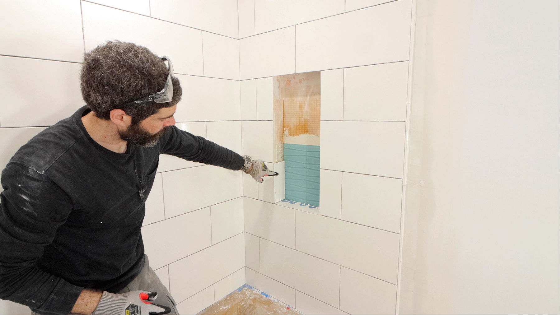 How to Install Glass Mosaic and Side Tiles