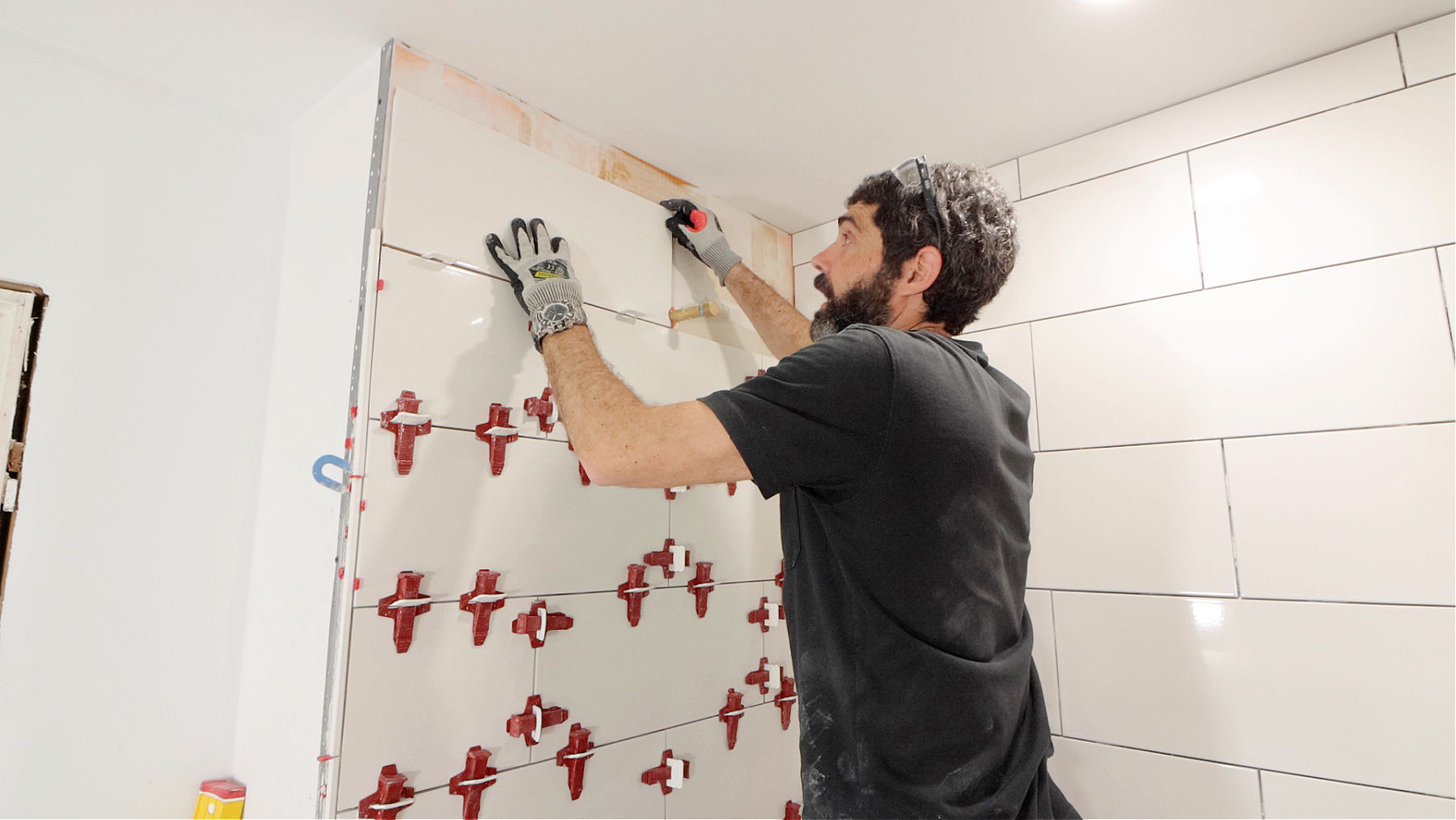 How to Finish Tile Plumbing Wall