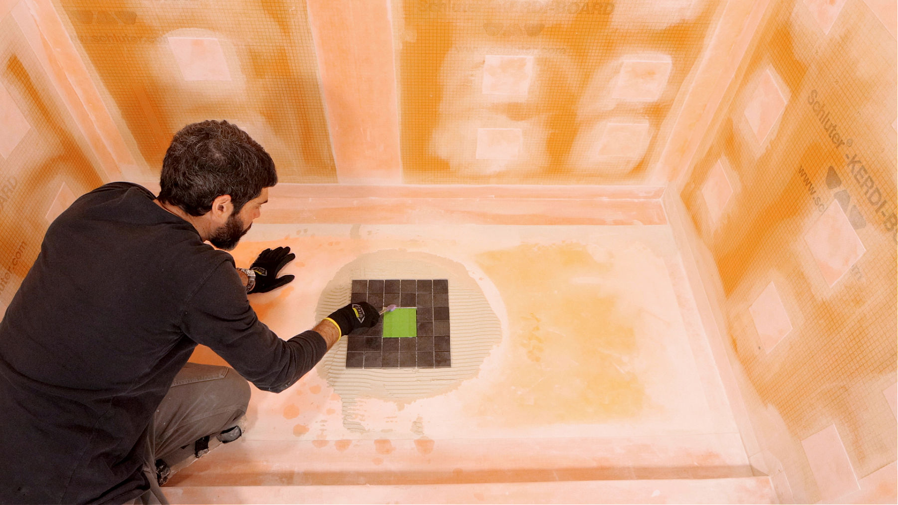 Setting Mosaic at Drain