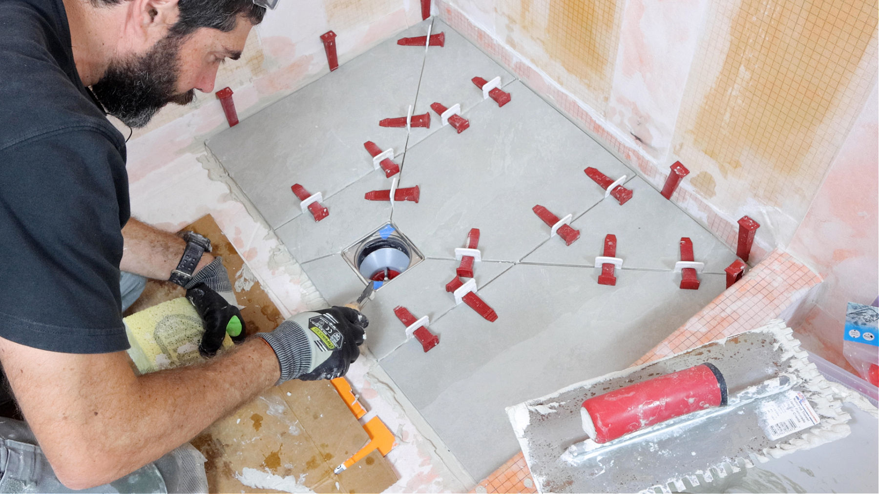 Setting Large Format Porcelain Part 1