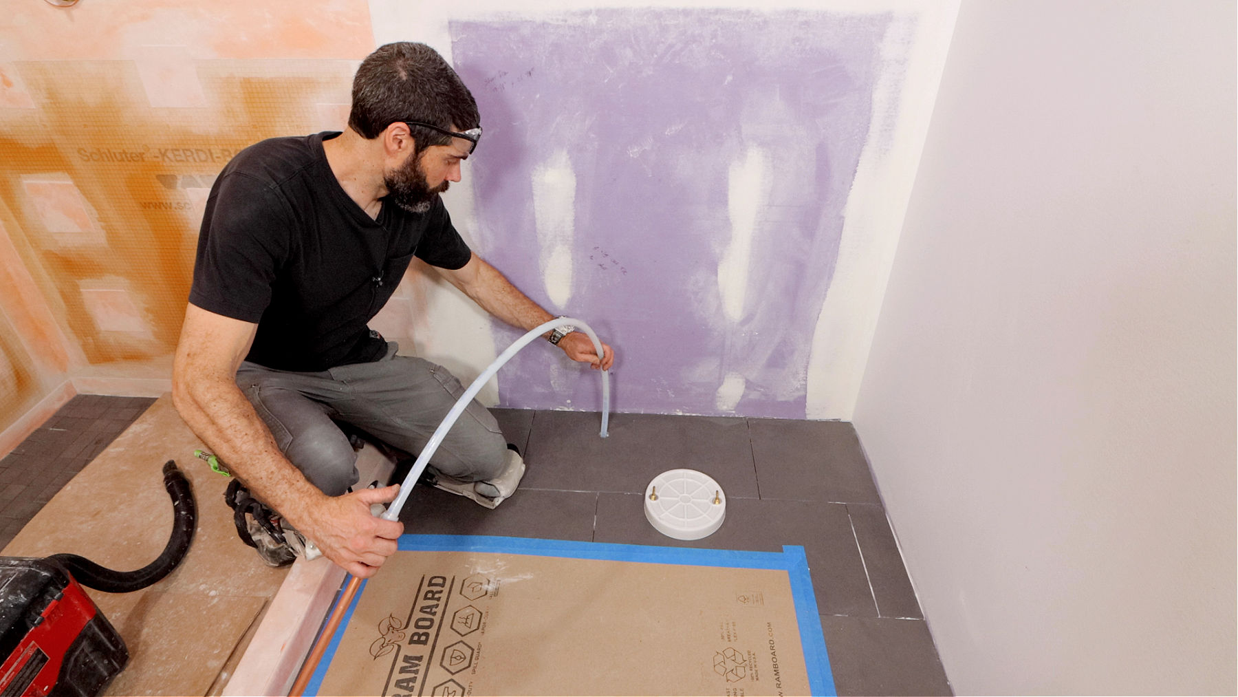 Toilet Water Supply Line Installation