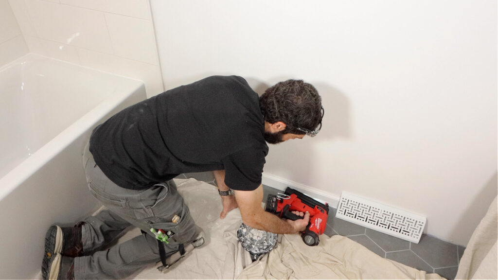 Bathroom Finish Carpentry