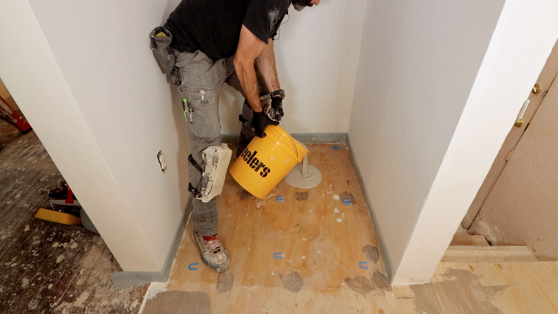 Kitchen Floor Self-Leveling: Start to Finish